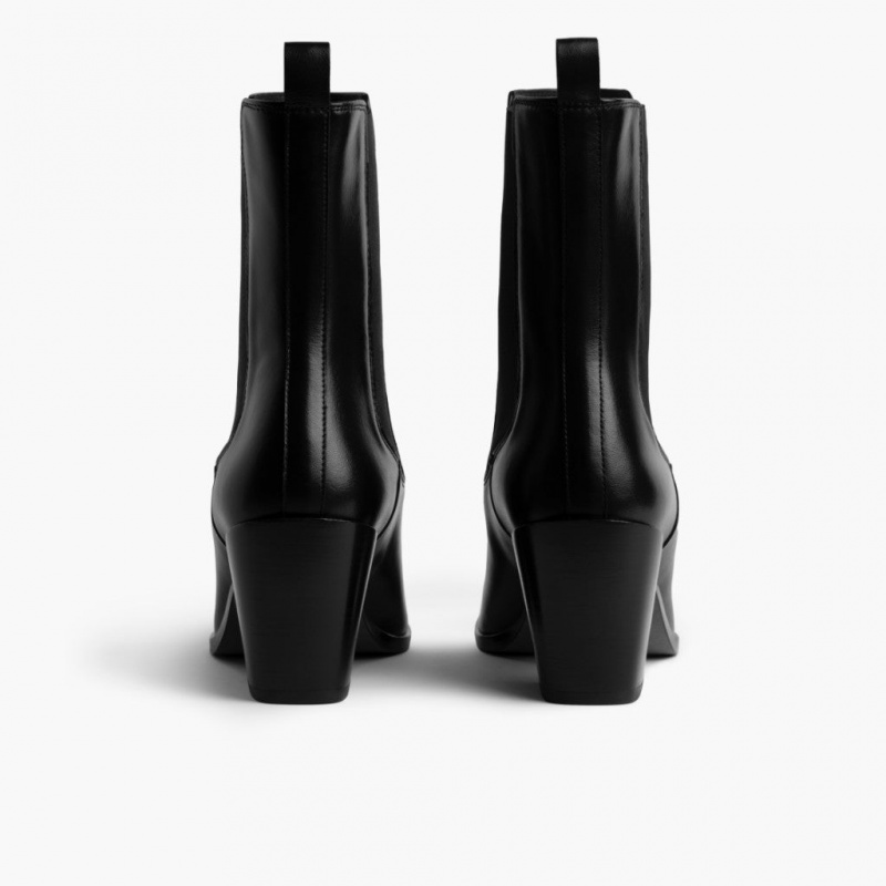 Thursday Boots Soho High Heel Chelsea Stiefel Damen Schwarz | Österreich-29538DUHE