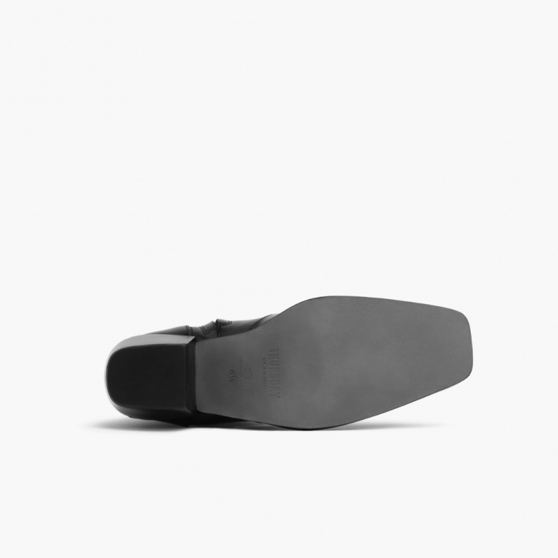 Thursday Boots Soho High Heel Zip-Up Stiefeletten Damen Schwarz | Österreich-09214YPHU
