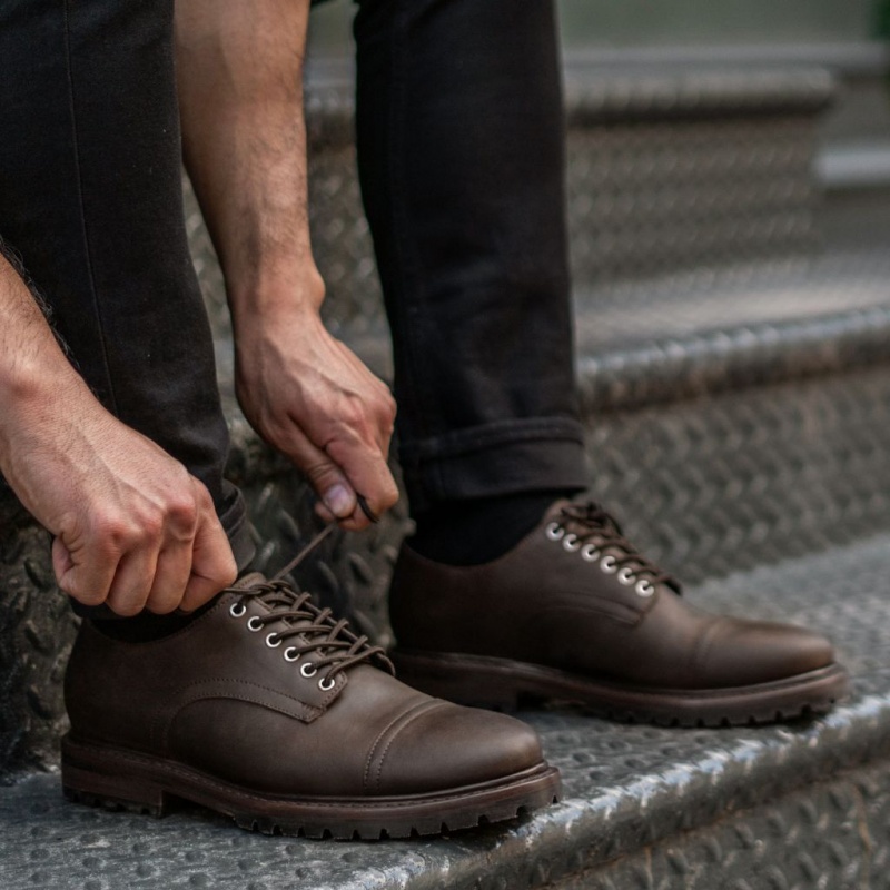 Thursday Boots Statesman Lederschuhe Herren Braun | Österreich-58042BIRG