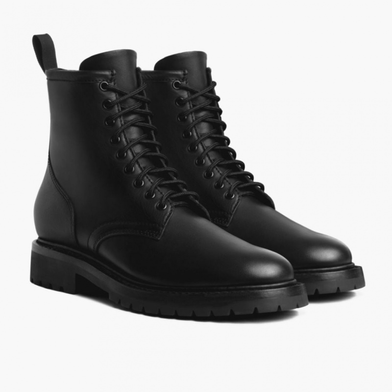 Thursday Boots Stomper Zip Schnürstiefel Herren Schwarz | Österreich-85361ZBDK