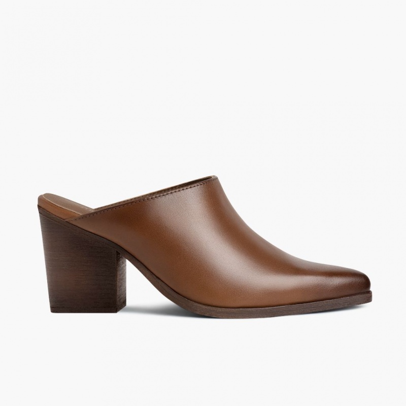 Thursday Boots Summer with 3 Heel Mule Damen Dunkelbraun | Österreich-13402RDFV