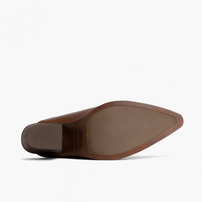 Thursday Boots Summer with 3 Heel Mule Damen Dunkelbraun | Österreich-13402RDFV