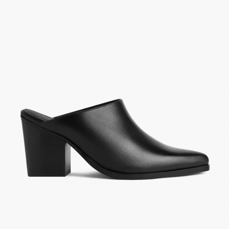 Thursday Boots Summer with 3 Heel Mule Damen Schwarz | Österreich-83156JRZW
