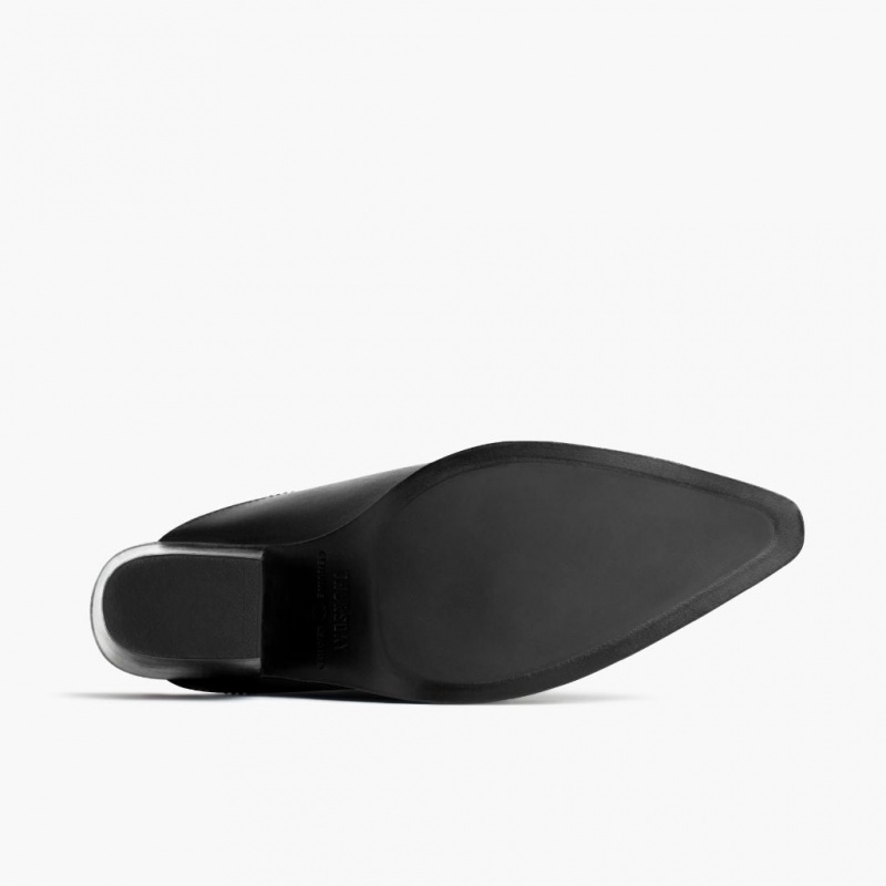 Thursday Boots Summer with 3 Heel Mule Damen Schwarz | Österreich-83156JRZW