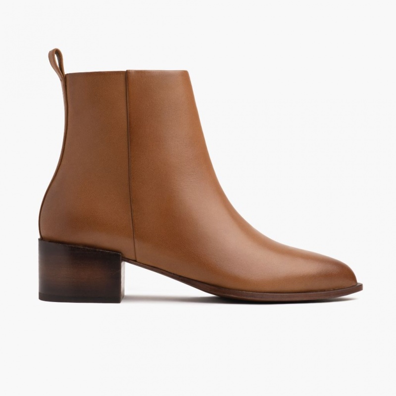 Thursday Boots Tempo 2 Heel Stiefeletten Damen Braun | Österreich-89057CXUH
