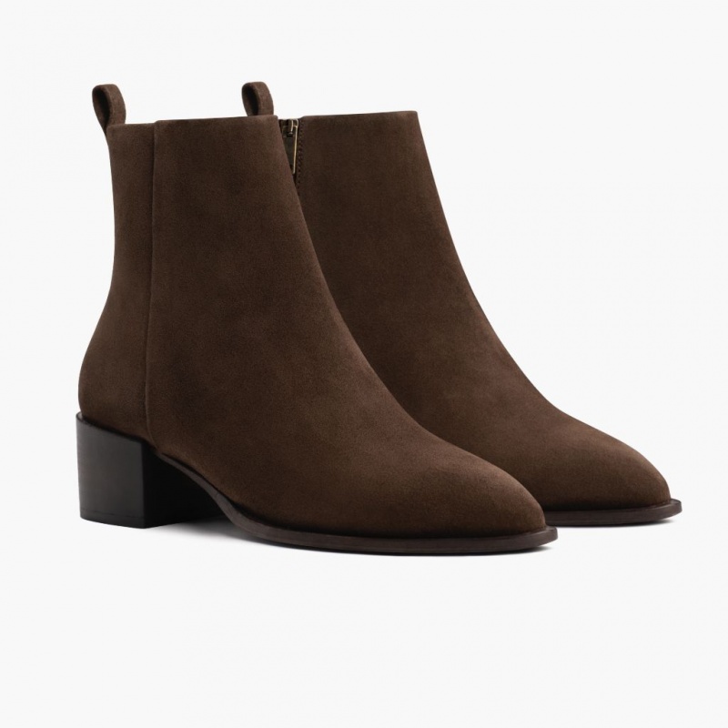 Thursday Boots Tempo 2 Heel Stiefeletten Damen Dunkelbraun | Österreich-51430YTHL