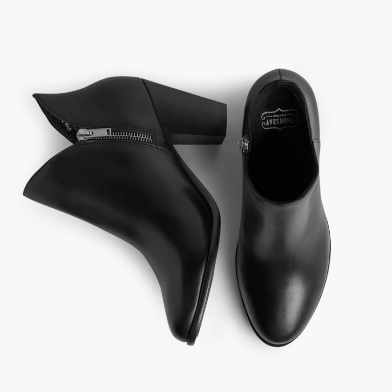 Thursday Boots Uptown 3 Heel Stiefeletten Damen Schwarz | Österreich-96850YRSH