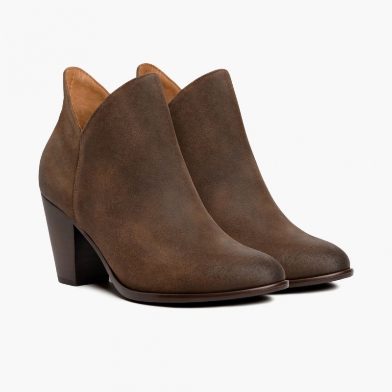 Thursday Boots Uptown 3 Heel Stiefeletten Damen Dunkelbraun | Österreich-82539SGBN