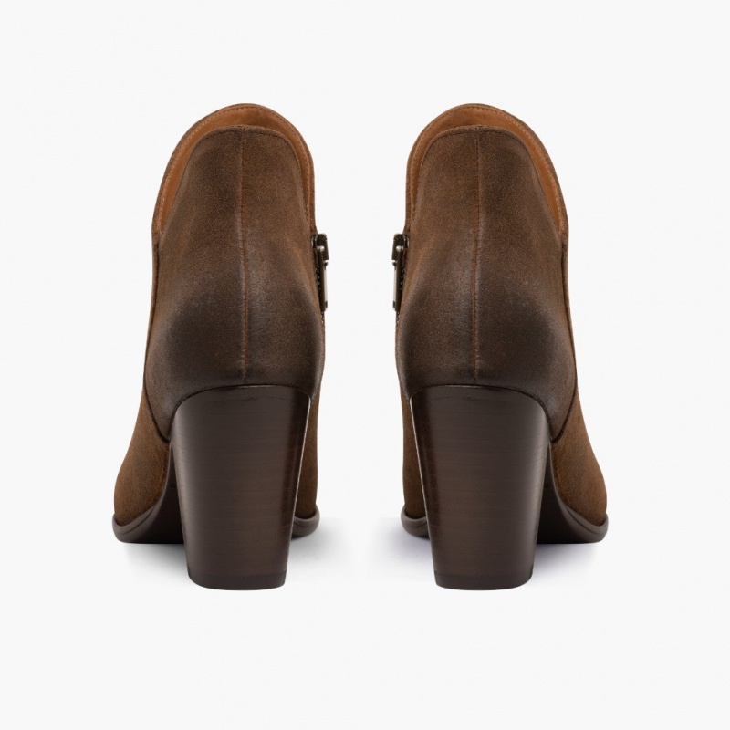 Thursday Boots Uptown 3 Heel Stiefeletten Damen Dunkelbraun | Österreich-82539SGBN