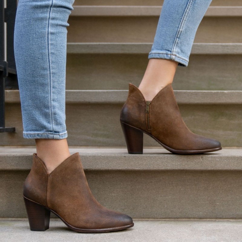 Thursday Boots Uptown 3 Heel Stiefeletten Damen Dunkelbraun | Österreich-82539SGBN