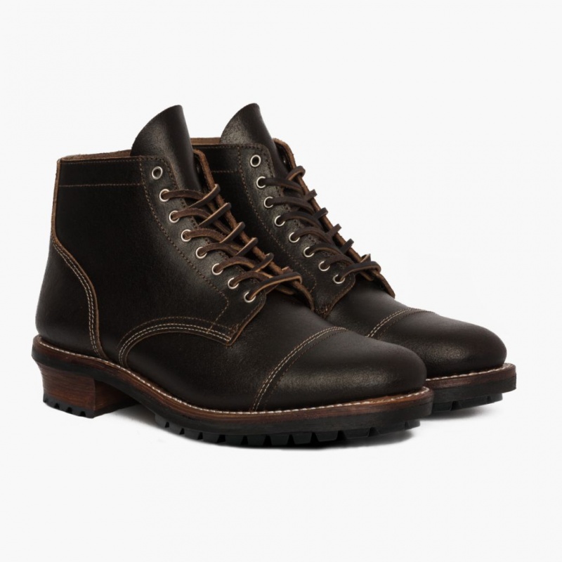 Thursday Boots Vanguard Schnürstiefel Herren Dunkelbraun | Österreich-75492GBVN