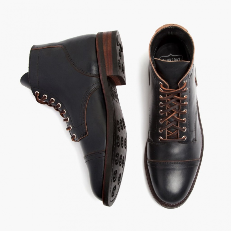 Thursday Boots Vanguard Schnürstiefel Herren Indigo | Österreich-36214ZMUV