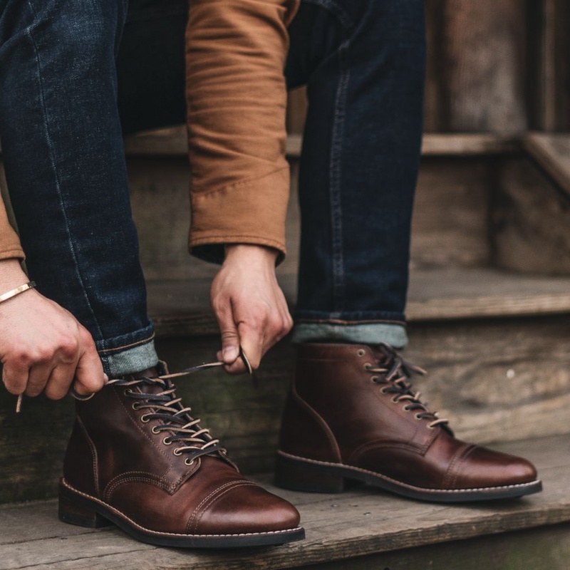 Thursday Boots Vanguard Schnürstiefel Herren Braun | Österreich-34129OPQR
