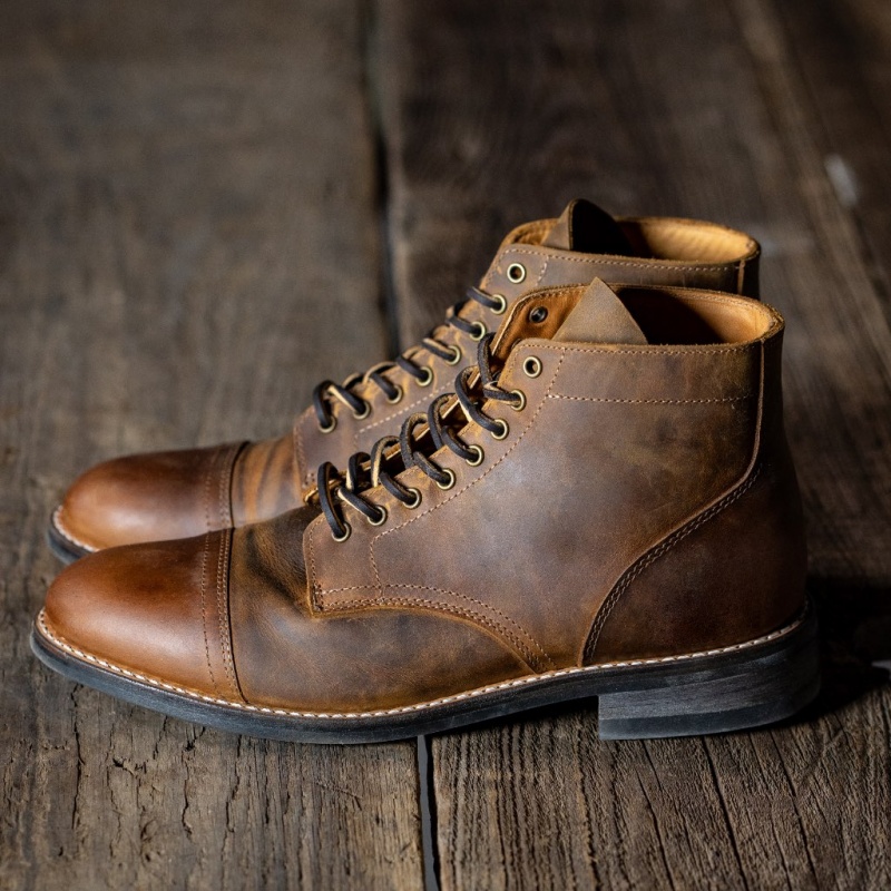 Thursday Boots Vanguard Schnürstiefel Herren Braun | Österreich-28169KGPO