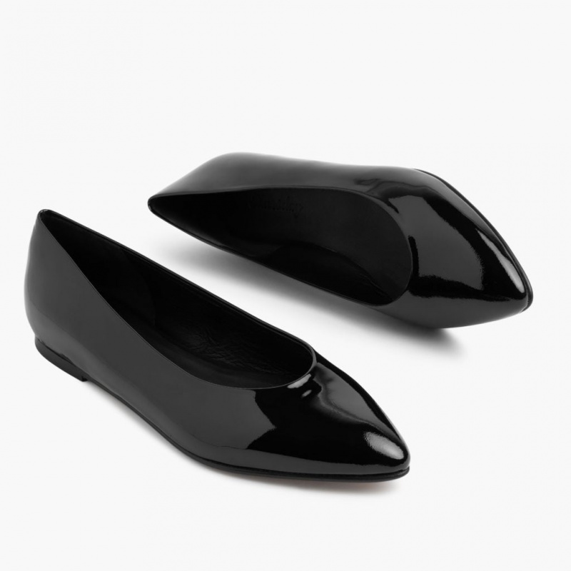 Thursday Boots Viva Ballerinas Damen Schwarz | Österreich-02981JYZN