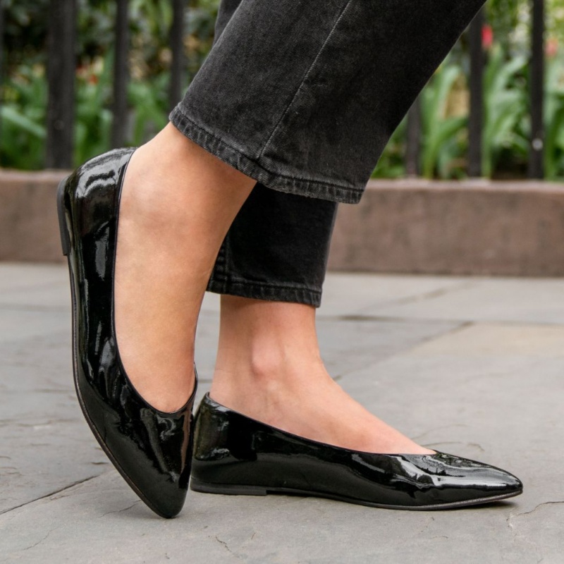 Thursday Boots Viva Ballerinas Damen Schwarz | Österreich-02981JYZN