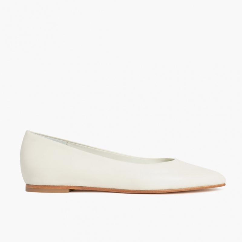 Thursday Boots Viva Ballerinas Damen Weiß | Österreich-24905POED