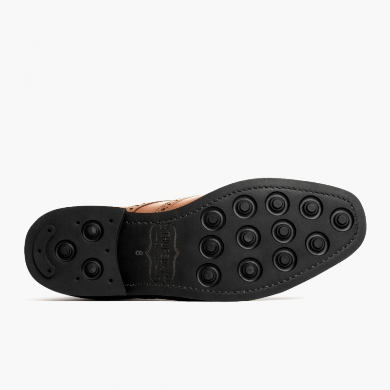 Thursday Boots Wingtip Schnürstiefel Herren Braun | Österreich-20984BHPT